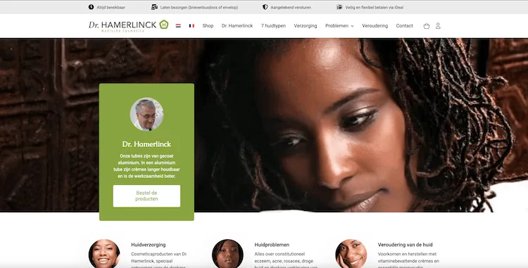 Dr-Hamerlinck Website Dr. Hamerlinck - ontwerp en bouw door ABCwebsites