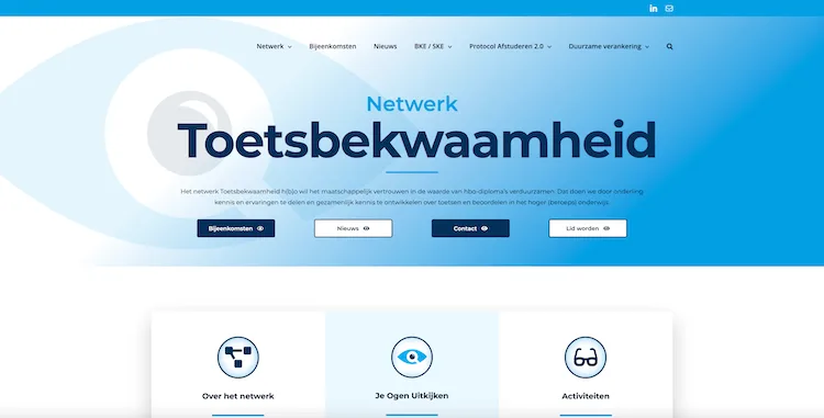 Netwerk-Toetsbekwaamheid Website Netwerk Toetsbekwaamheid - ontwerp en bouw door ABCwebsites