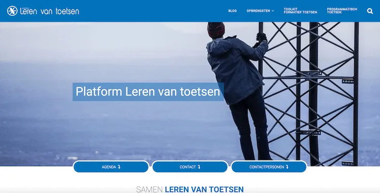 Platform-Leren-van-Toetsen Website Platform Leren van Toetsen - ontwerp en bouw door ABCwebsites