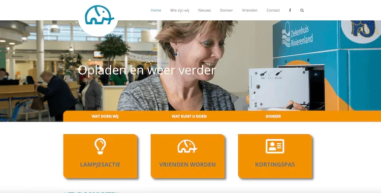 Vrienden-van-ZRT Website Vrienden van ZRT - ontwerp en bouw door ABCwebsites