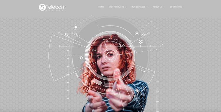 5Telecom-Group Website 5Telecom Group - ontwerp en bouw door ABCwebsites