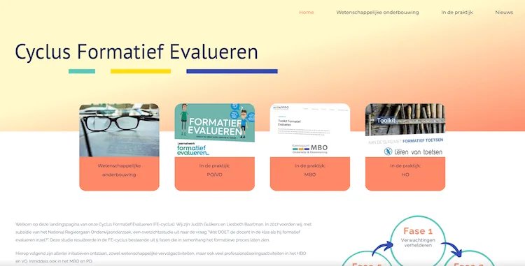Cyclus-Formatief-Evalueren Website Cyclus Formatief Evalueren - ontwerp en bouw door ABCwebsites