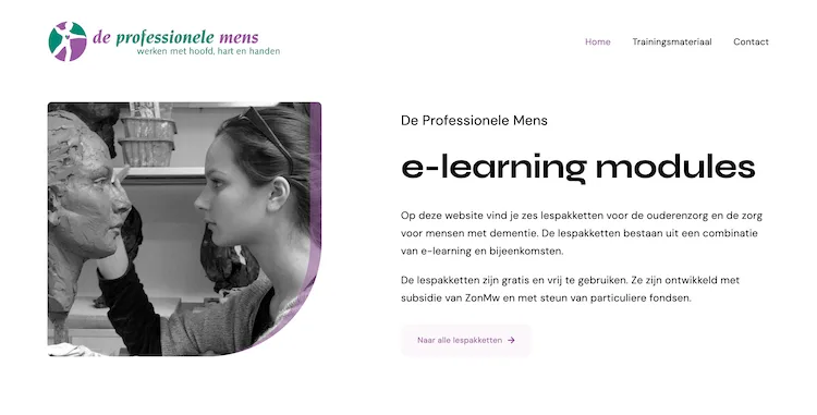 De-Professionele-Mens Website De Professionele Mens - ontwerp en bouw door ABCwebsites
